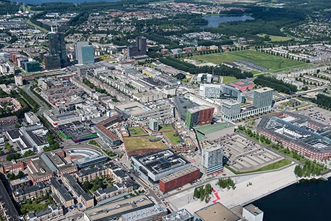 Aerial fotografie van Almere