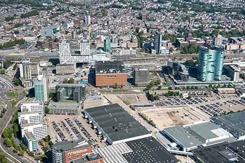 Luchtfoto Utrecht centrum